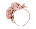 Hand-made leather flower headband